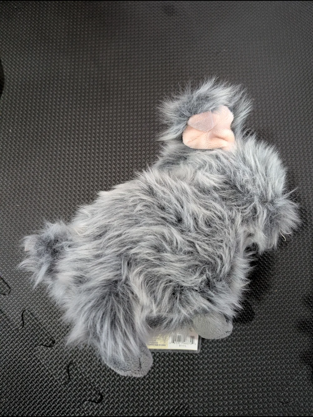 Webkinz Angora Rabbit Plush Stuffed Animal Gray Rabbit Bunny - Picture 2 of 9